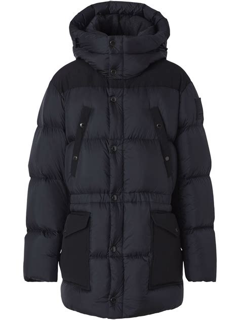 burberry logo appliqué nylon puffer coat|burberry puffer coat sale.